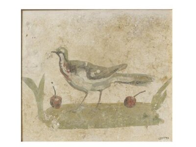 Bird standing on the ground with fruit, 2nd century