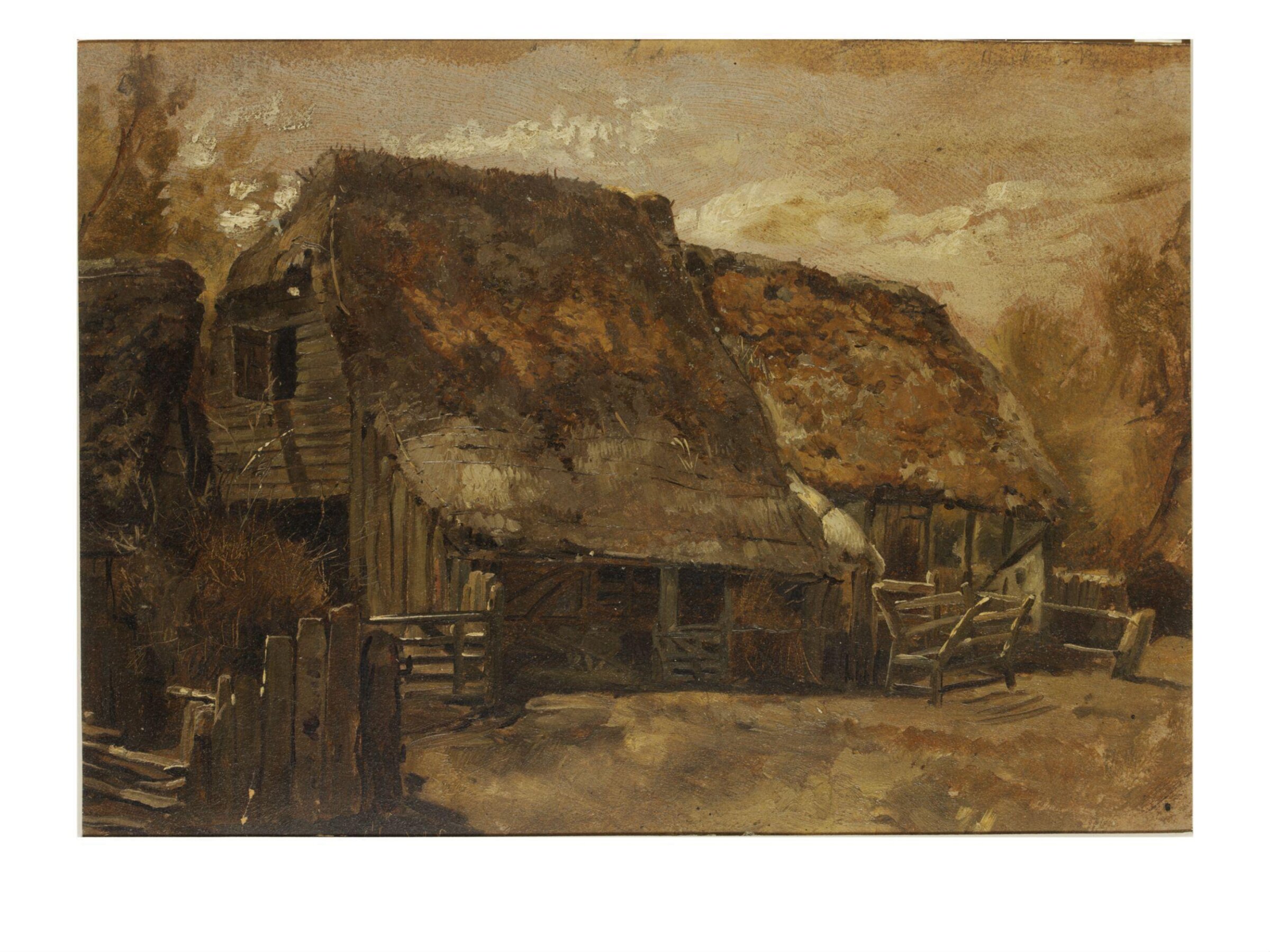 Outbuildings, Thomas Sidney Cooper, ca. mid 19th century