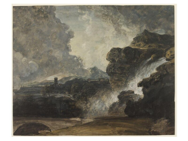 Study for Landscape, Destruction of Niobe's Children