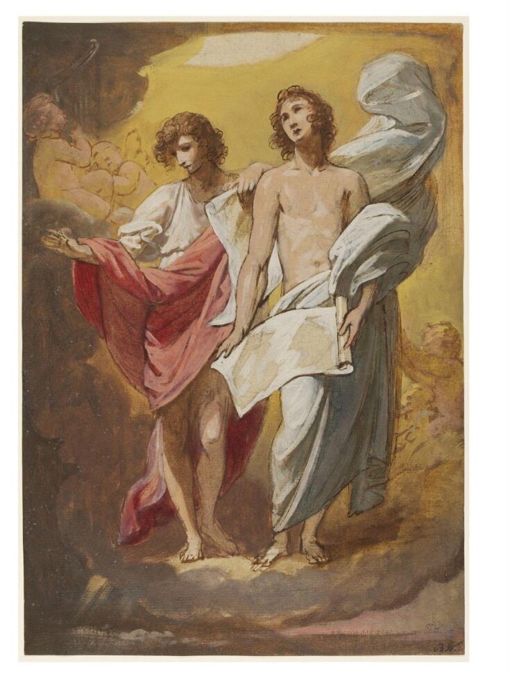Study for "The Angels Appearing to the Shepherds" top image