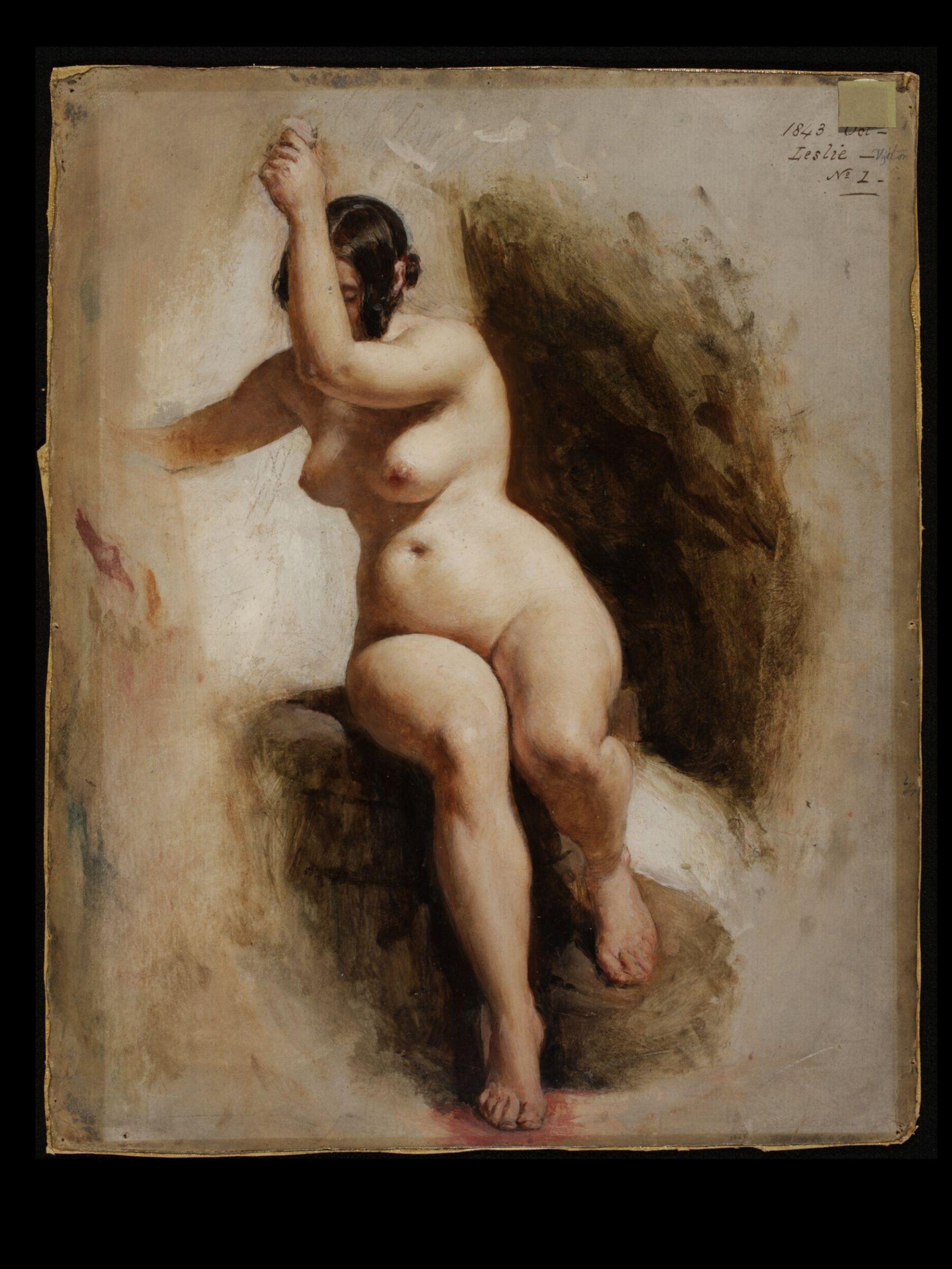 Female Life Study, William Edward Frost, 1843