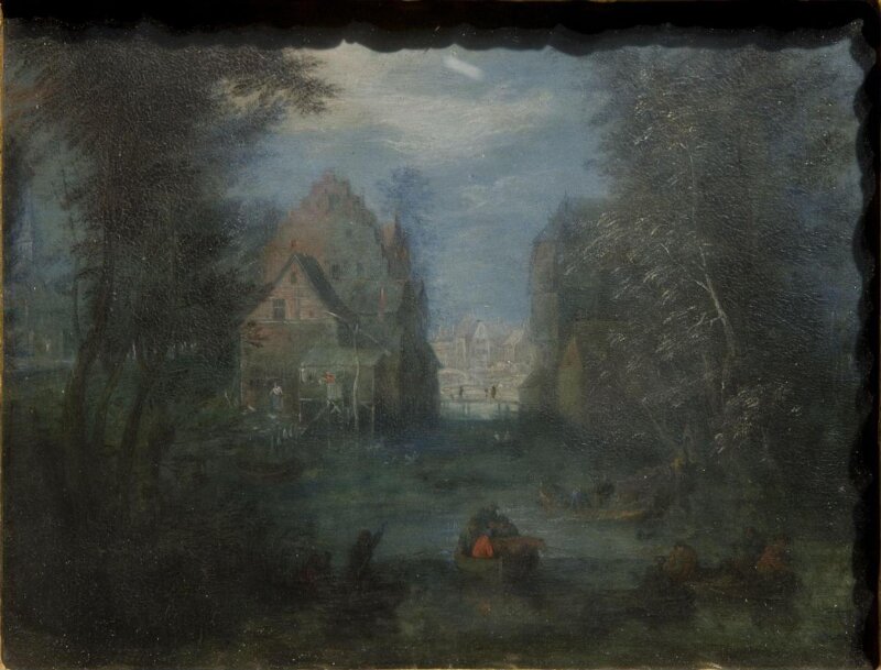 Landscape with Boats on the Water