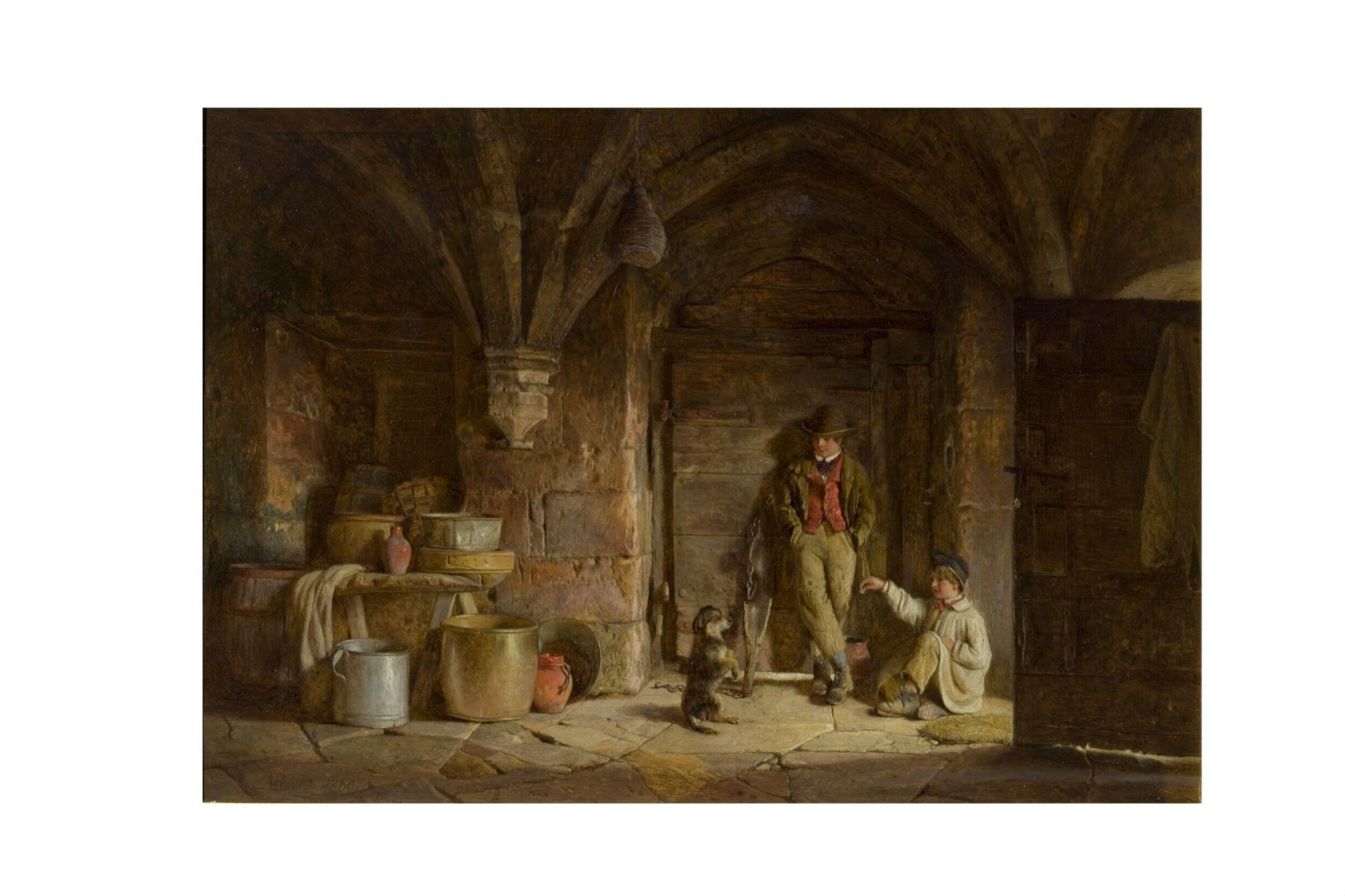 Beg! A Dog's Lesson, Alfred Provis, 1860