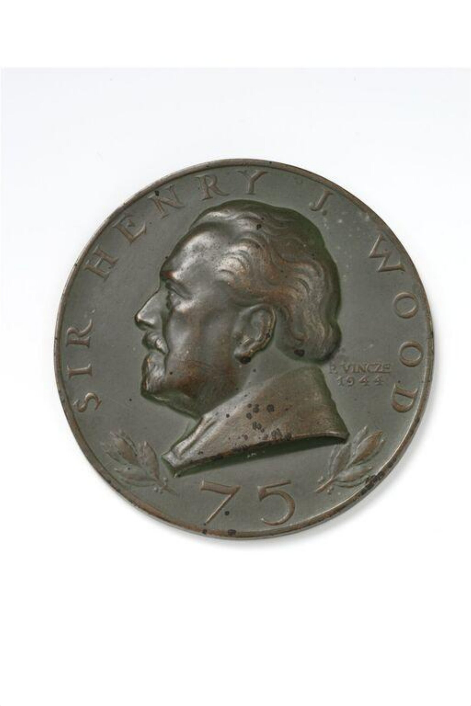 Sir Henry J. Wood (1869-1944), Founder-Conductor of the Promenade Concerts, Paul Vincze, 1944