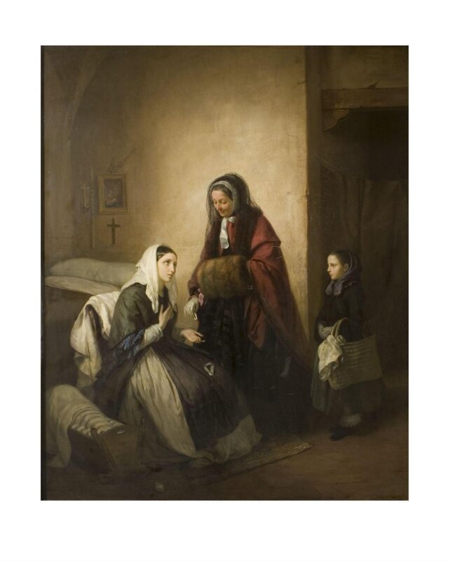 Charity: Interior with Figures