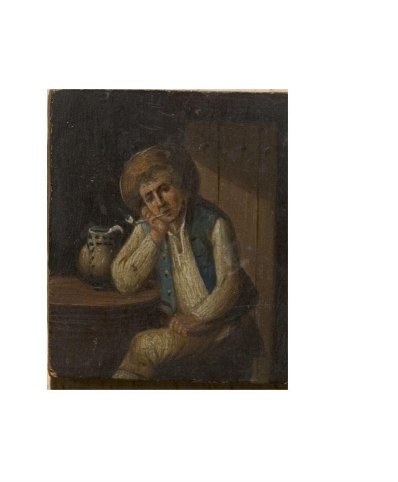 Man Smoking a Pipe, ca. 1800-ca. 1830