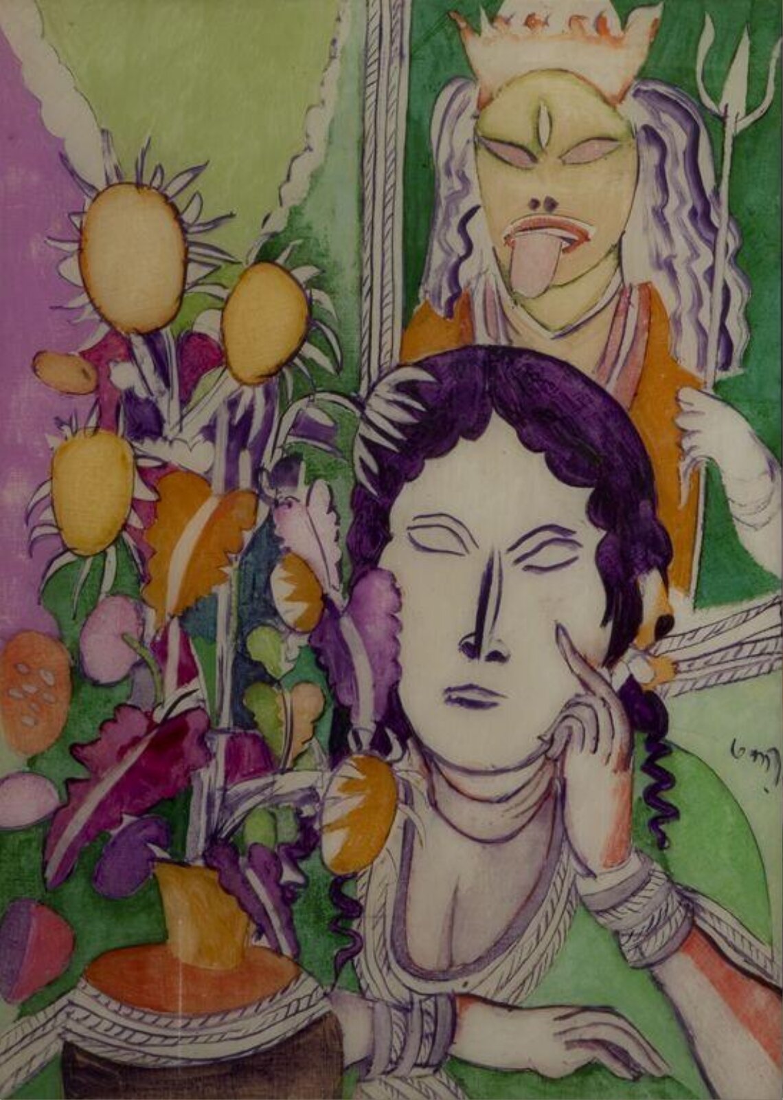 Painting, K. G. Subramanyam, 1981