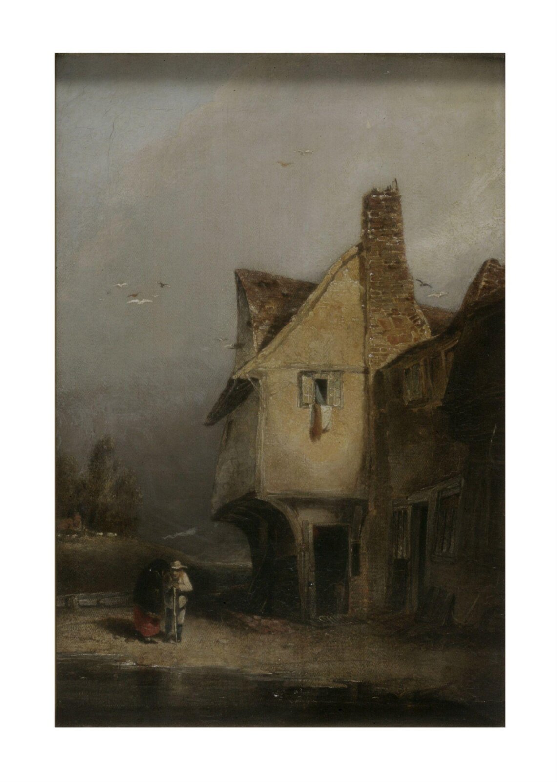 An Old Cottage, St Albans, William Mulready, 1805-1806