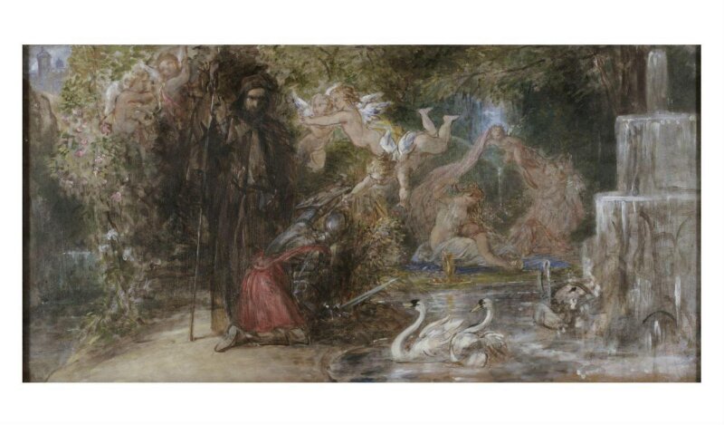 Sir Guyon Arriving at the Bower of Bliss
