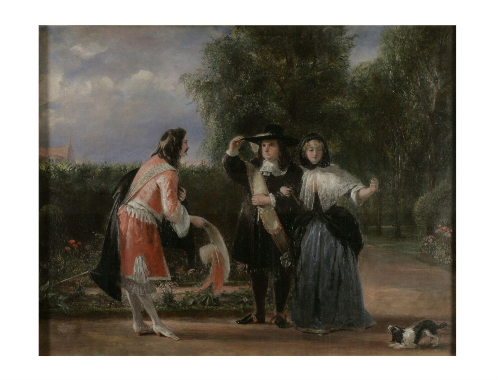 'Who Can This Be?', Charles Robert Leslie, ca. 1839