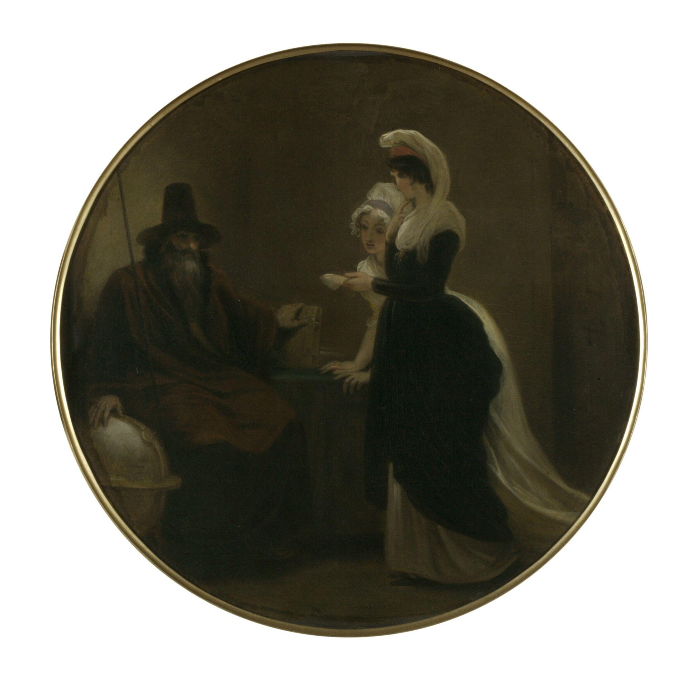 Melinda and Lucy Consult Kite (George Farquhar, 'The Recruiting Officer', Act IV, Scene 2), Robert Smirke, late 18th century to early 19th century