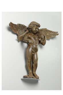 Winged Putto with a Fantastic Fish thumbnail 1