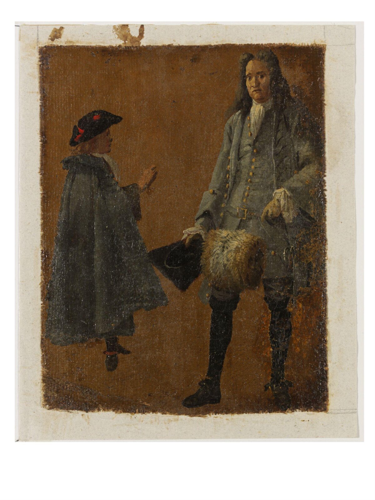Two Studies of Men, Luca Carlevarijs, ca. 1700-ca. 1710
