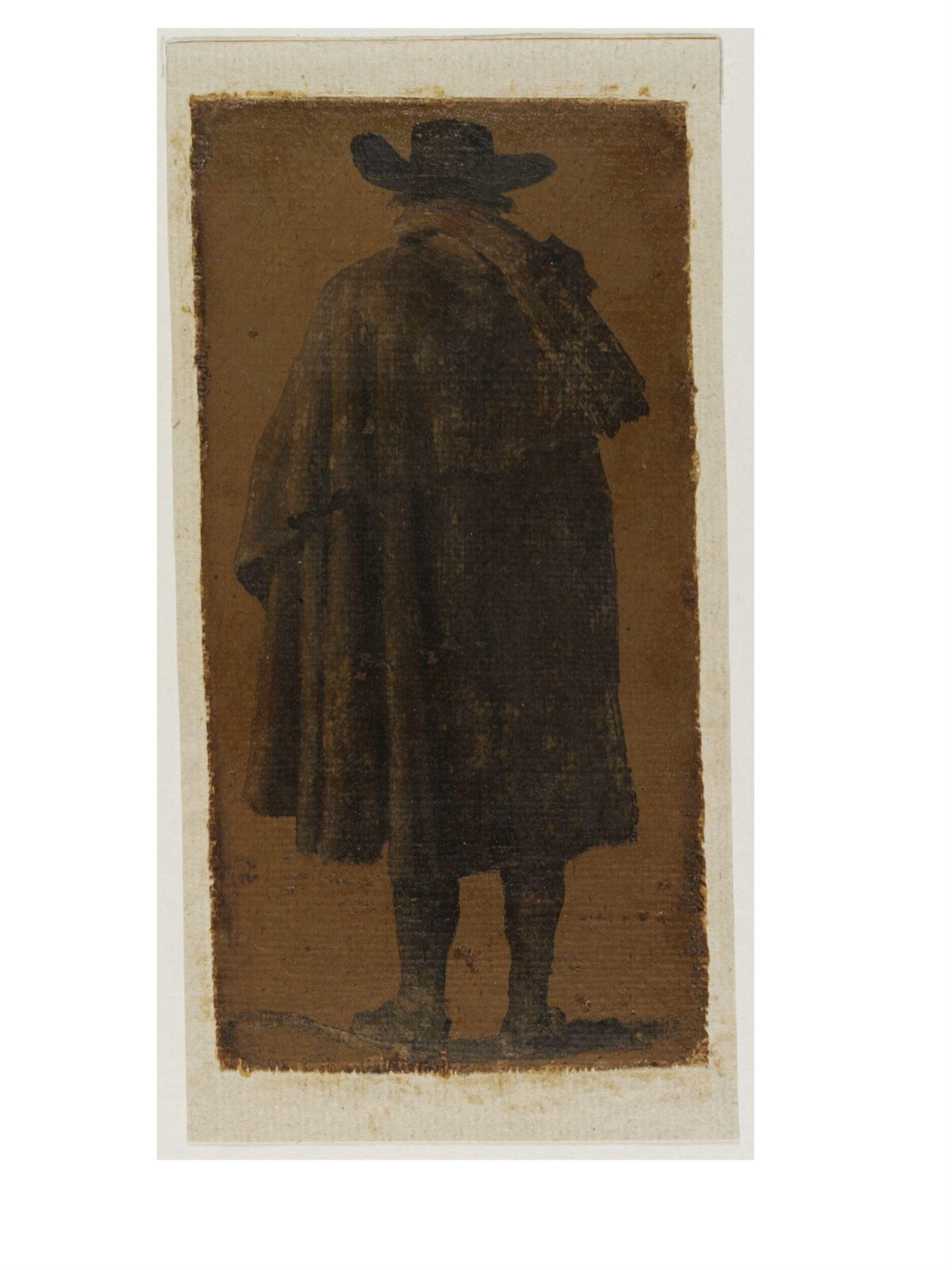A Man Seen from Behind, Luca Carlevarijs, ca. 1700-ca. 1710