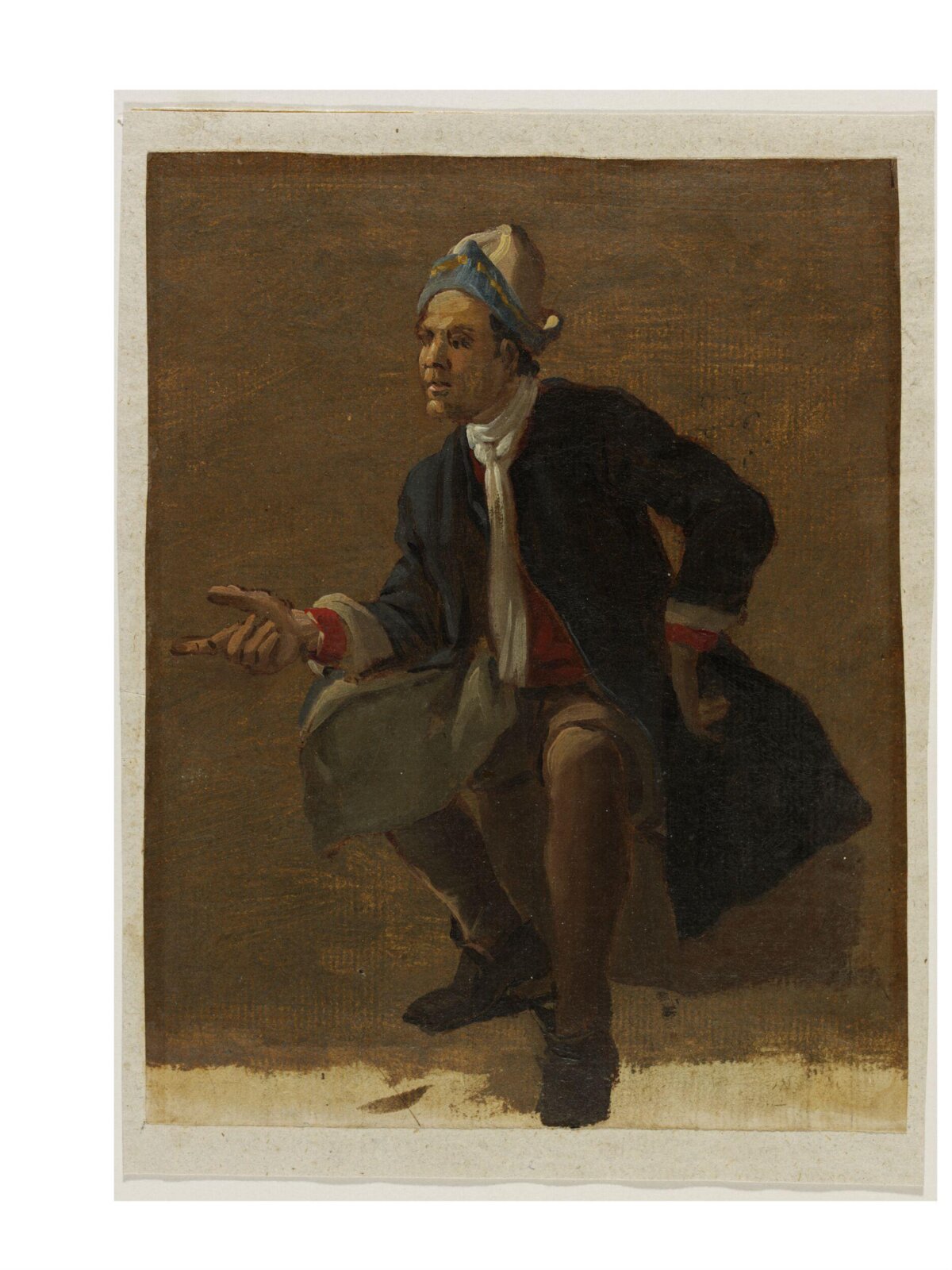 A Seated Man, Luca Carlevarijs, ca. 1700-ca. 1710