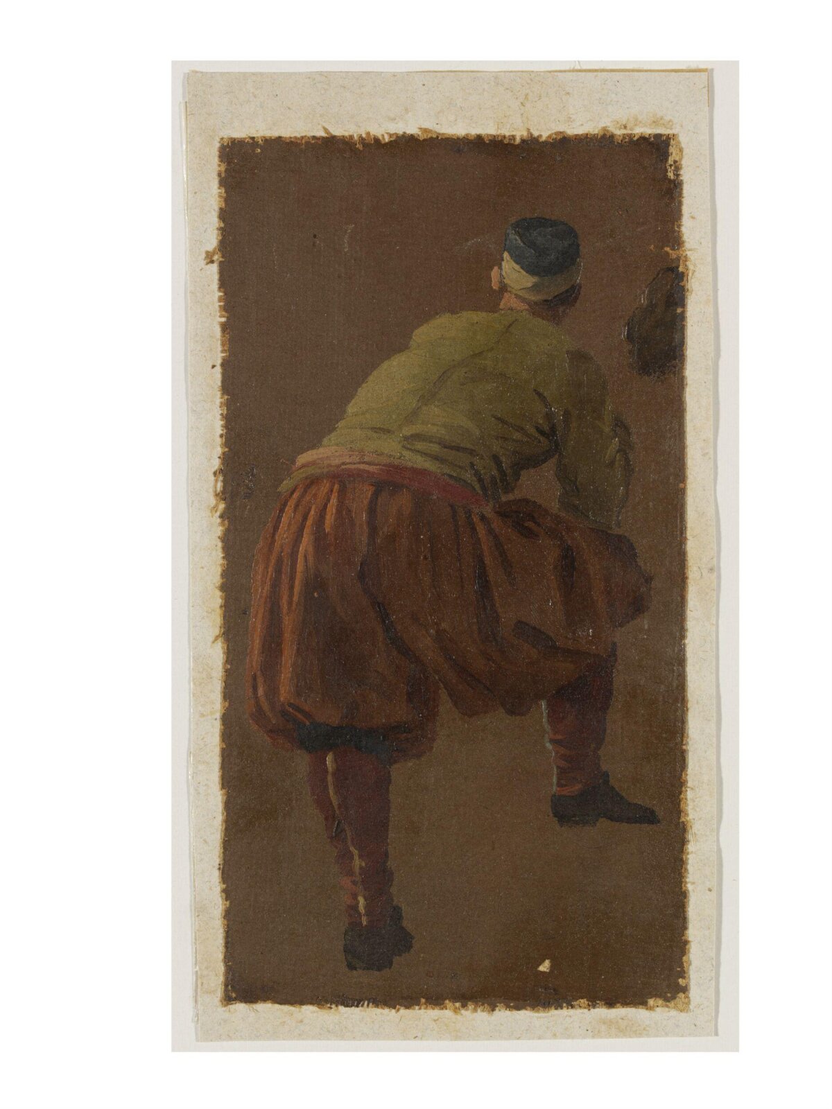 A Man, Perhaps a Gondolier, Seen from Behind, Luca Carlevarijs, ca. 1700-ca. 1710