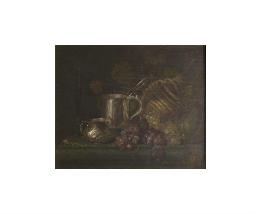 Still Life with Fruit and Silver