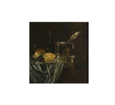 Still life with silver tankard