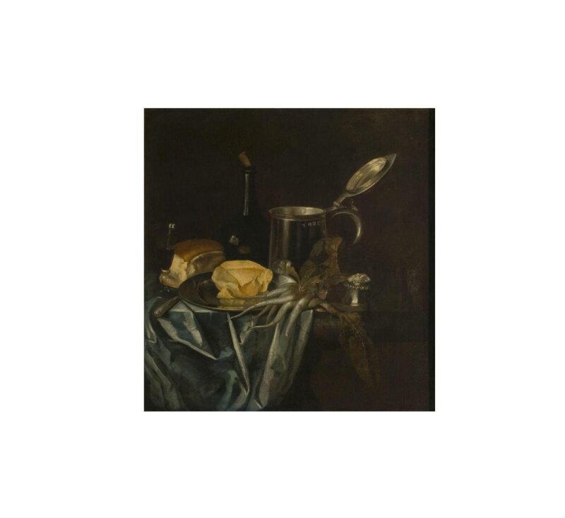 Still life with silver tankard