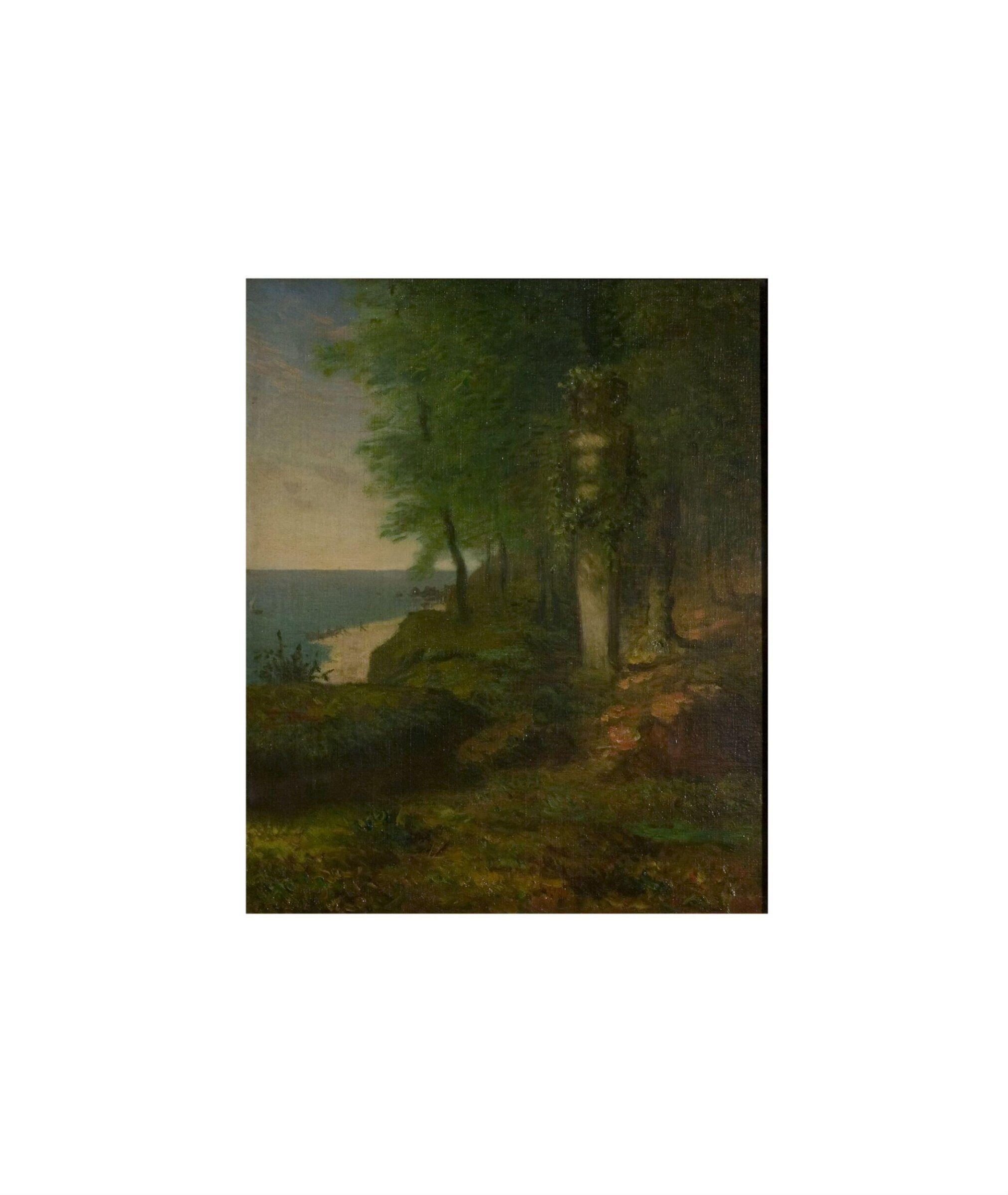 Study for the four seasons: Spring (Daphnis and Chloe), Jean-François Millet, Before 1865