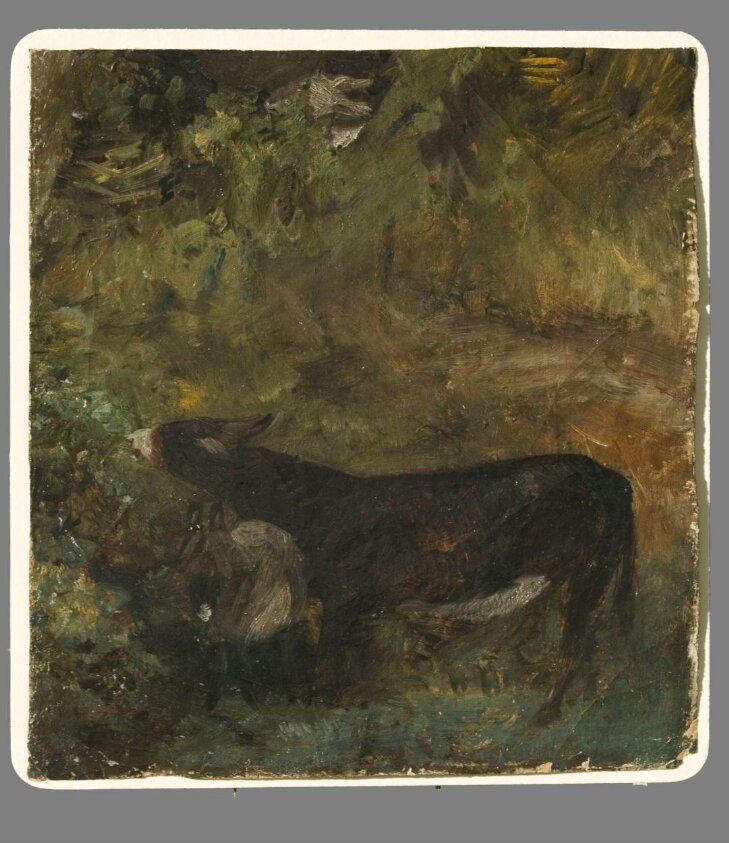 A Donkey with a Foal: Study for <i>The Cornfield</i>