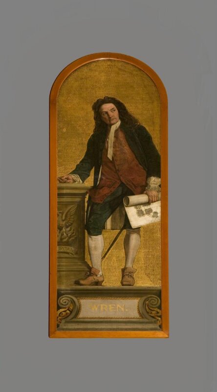 Sir Christopher Wren: design for a mosaic in the Museum (the 'Kensington Valhalla')
