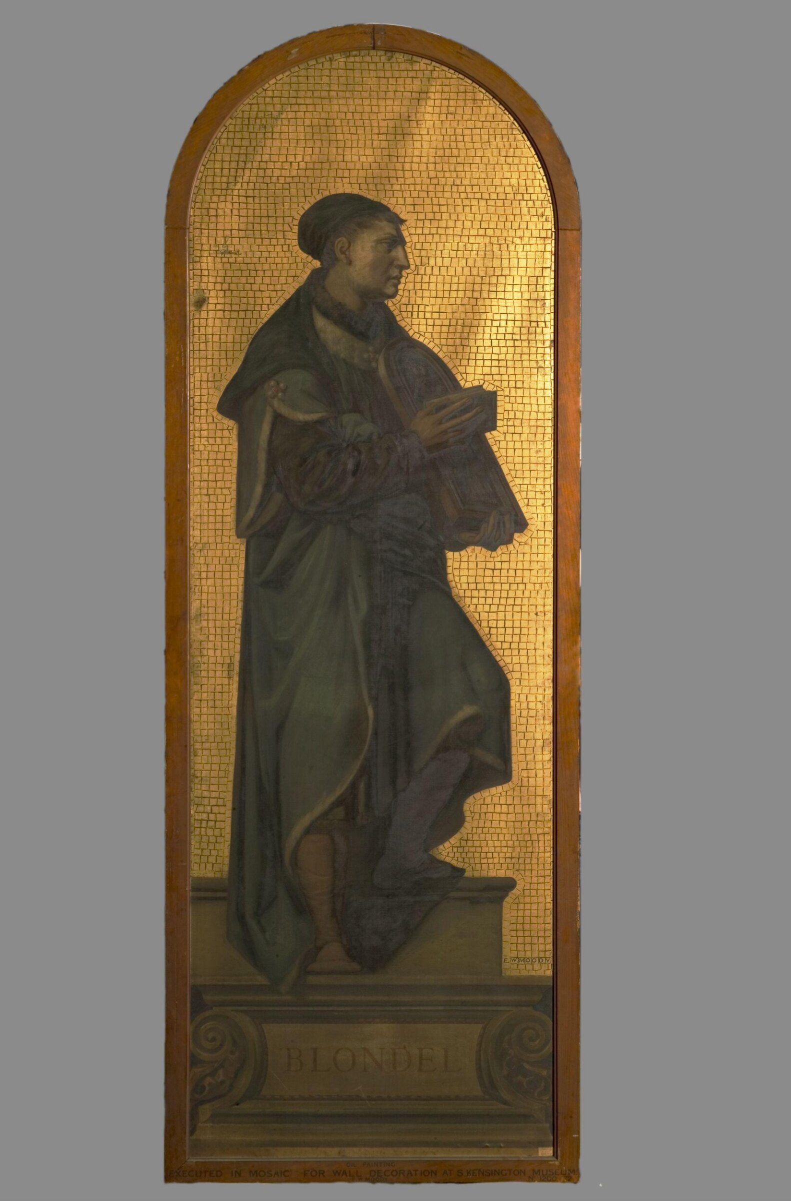 Lancelot Blondeel: design for a mosaic in the Museum (the 'Kensington Valhalla'), Francis Wollaston Moody, 1871