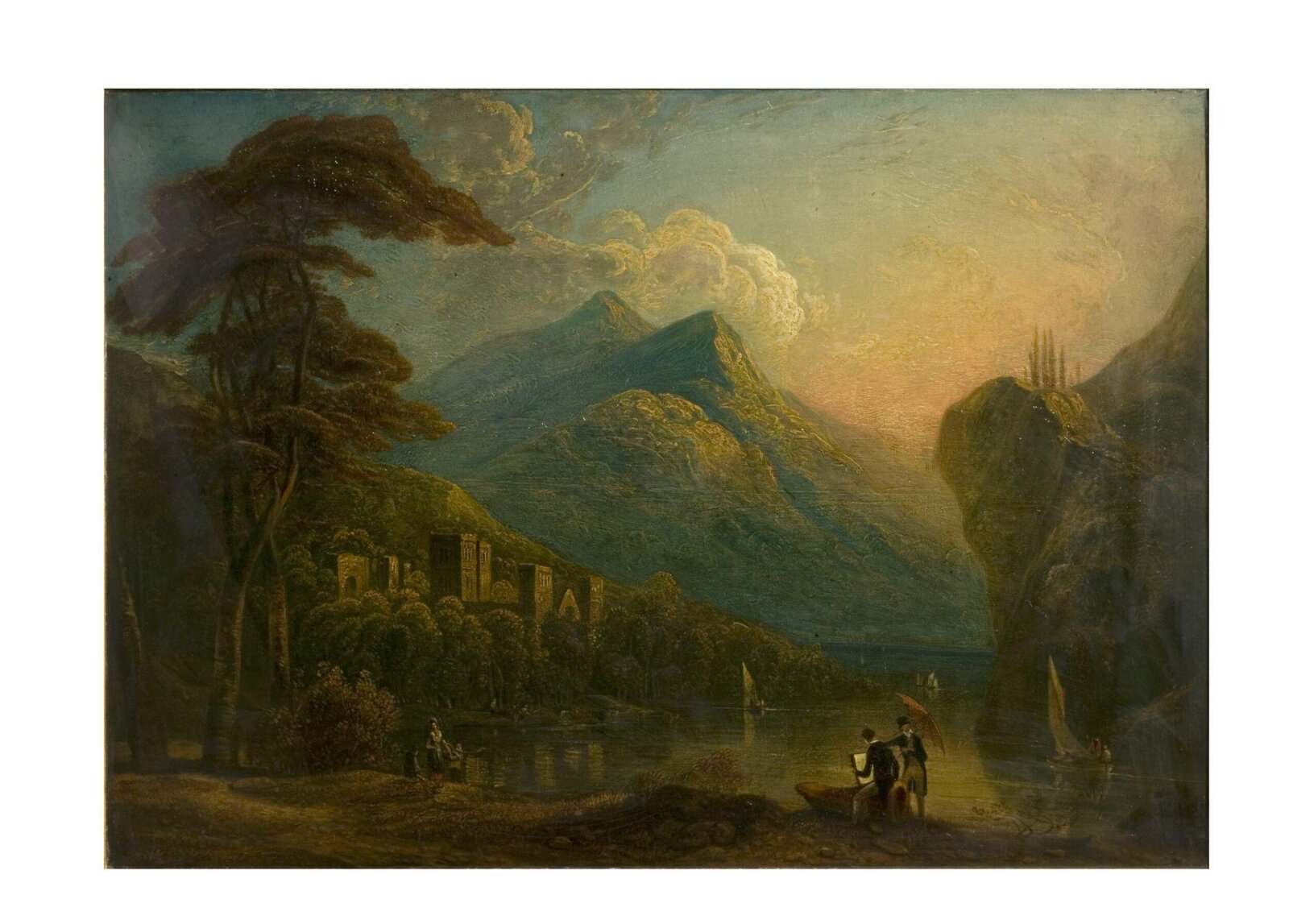 Landscape Composition, Edward Pryce Owen, late 18th century-mid 19th century