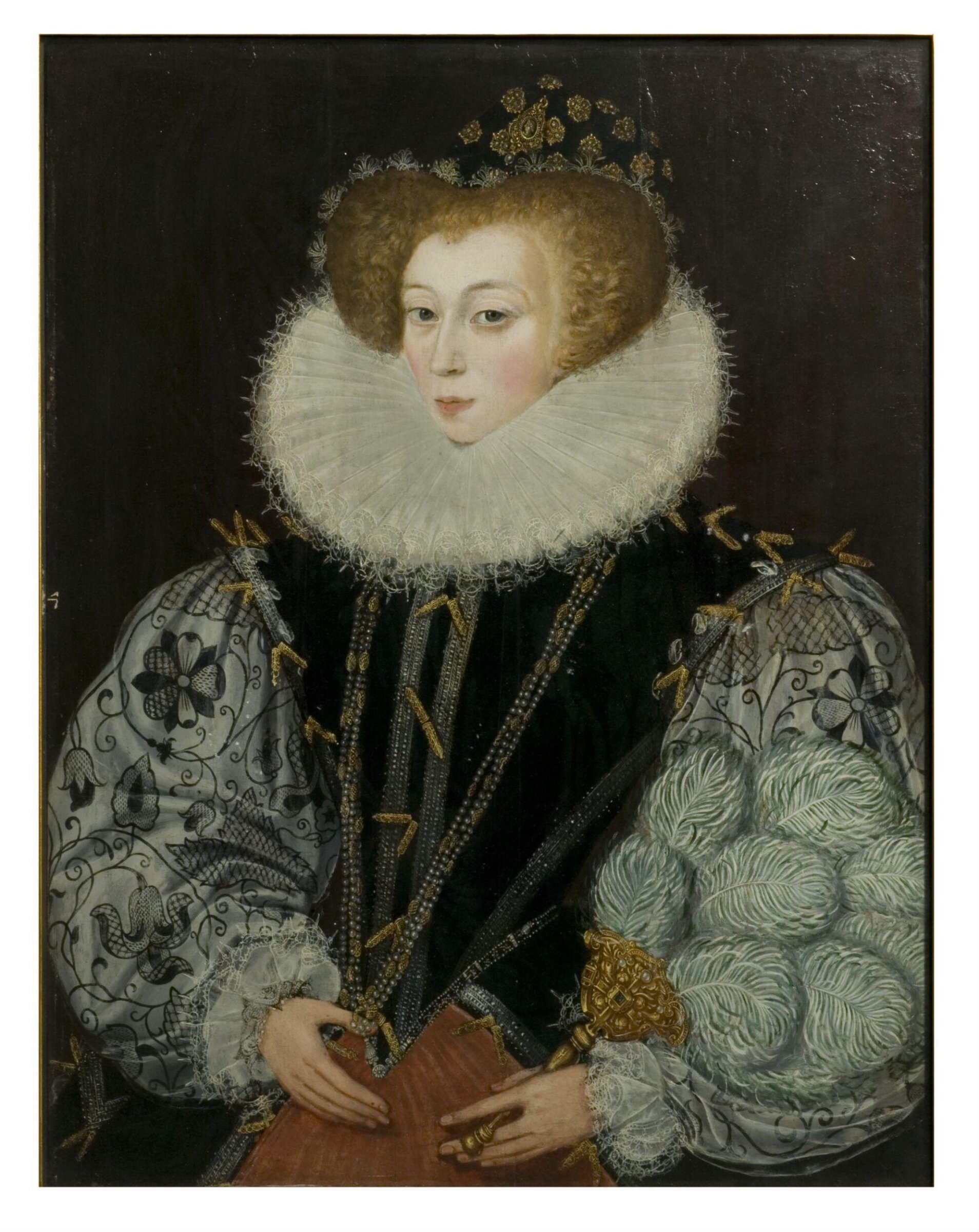 Mrs John Croker (née Frances Kingsmill), George Gower, 1580 or ca. 1585-87