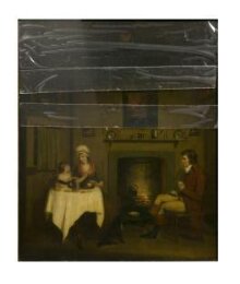 Cottage Interior, formerly by follower of George Morland thumbnail 1