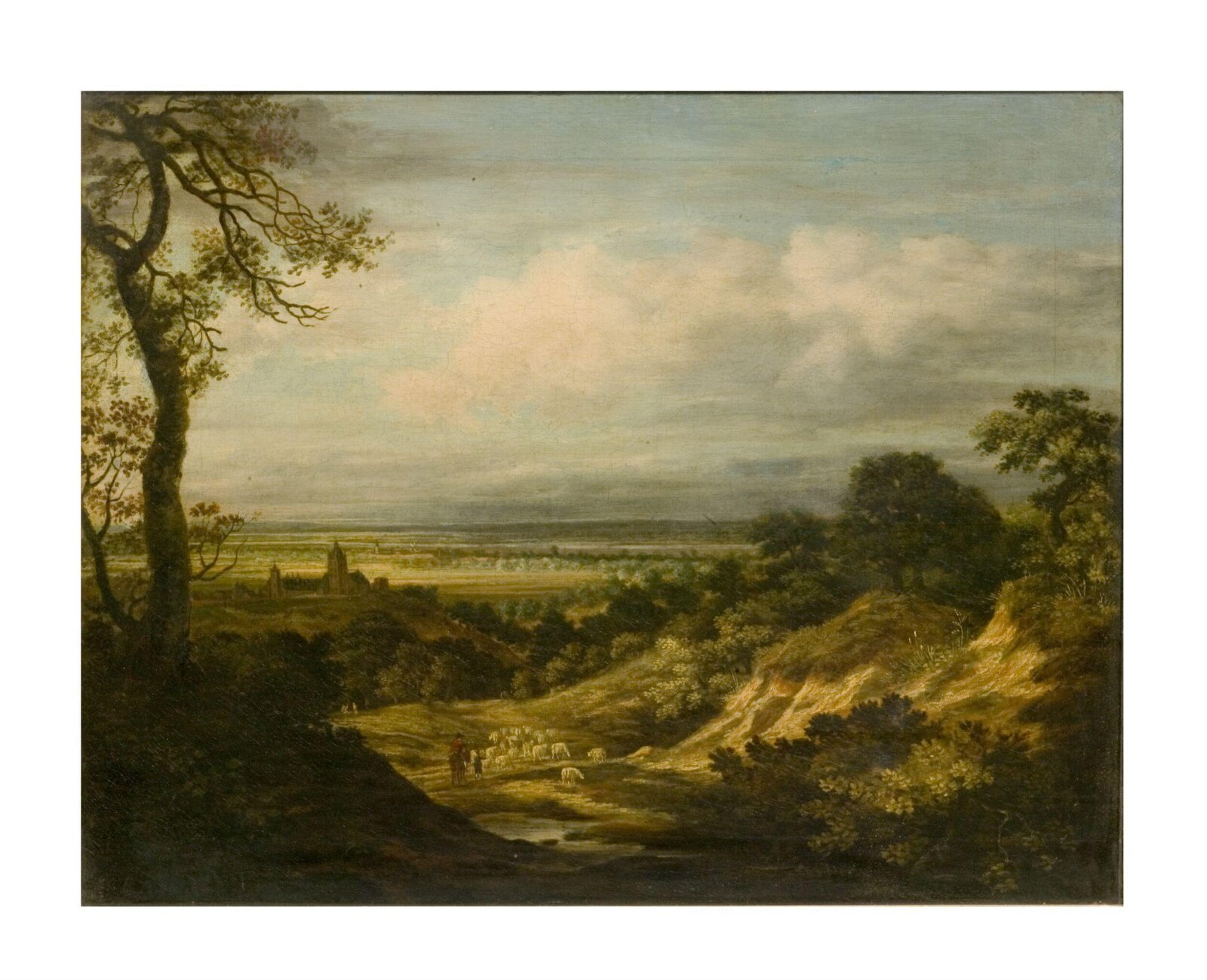Landscape with Sheep and a Château, Philips Koninck, late 18th century