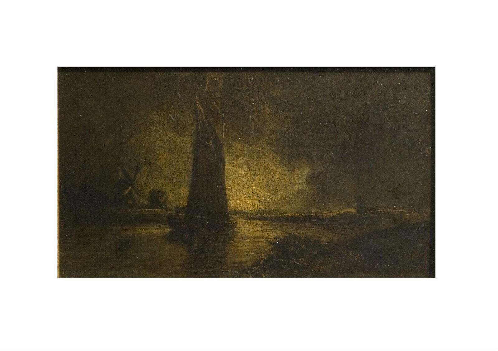 A Wherry on a Norfolk Broad, 19th century