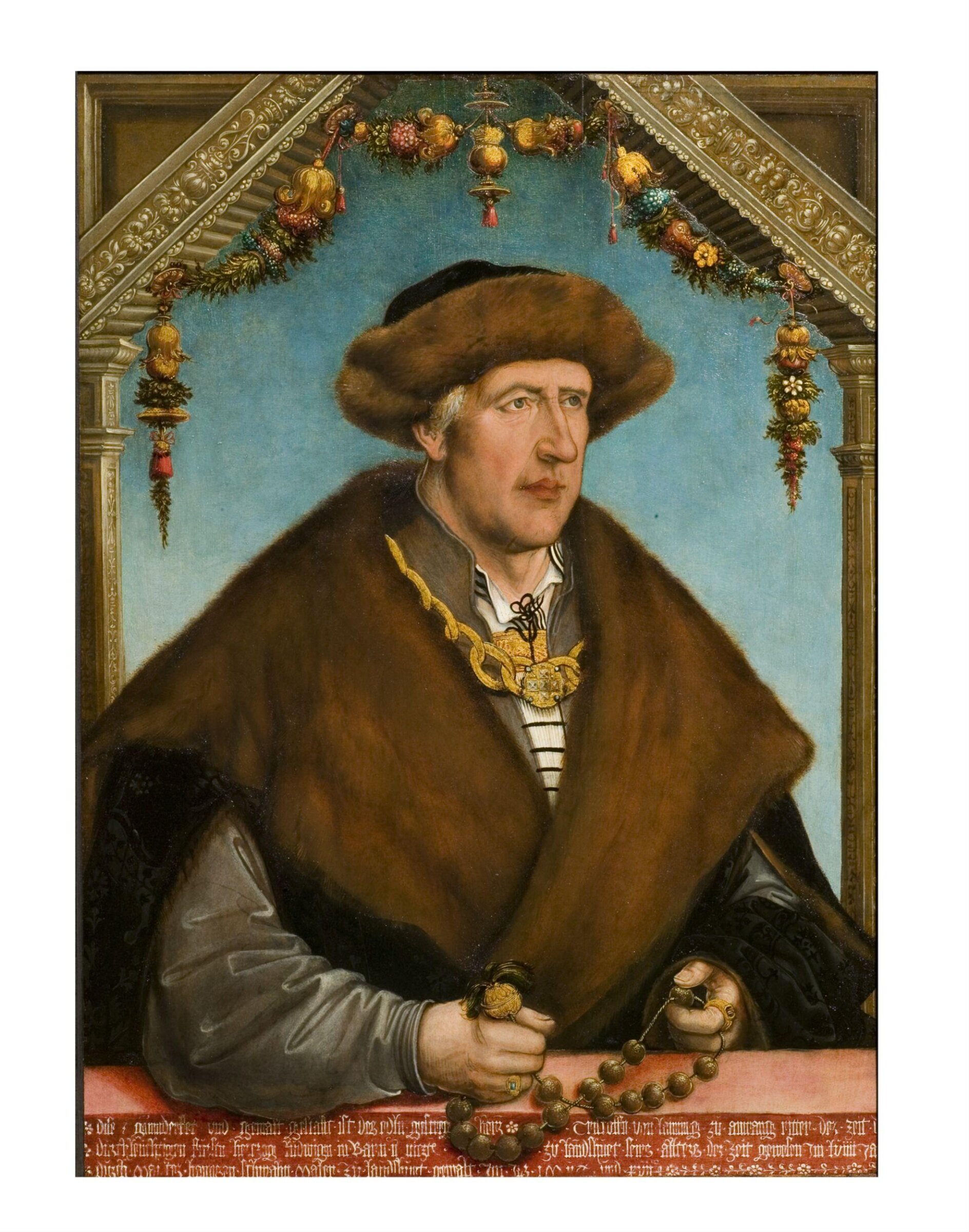 Christoph von Laiming in his 59th year, Hans Wertinger, 1517