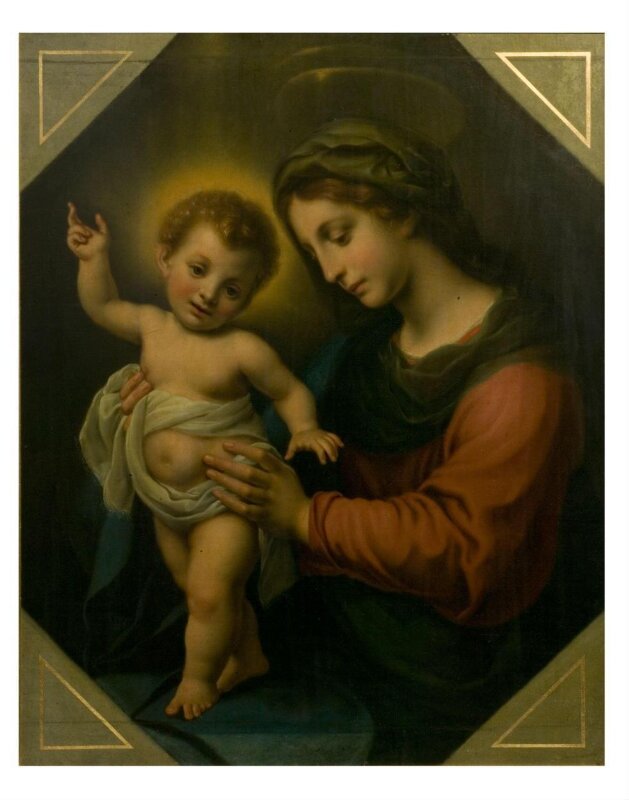 The Virgin Holding the Standing Infant