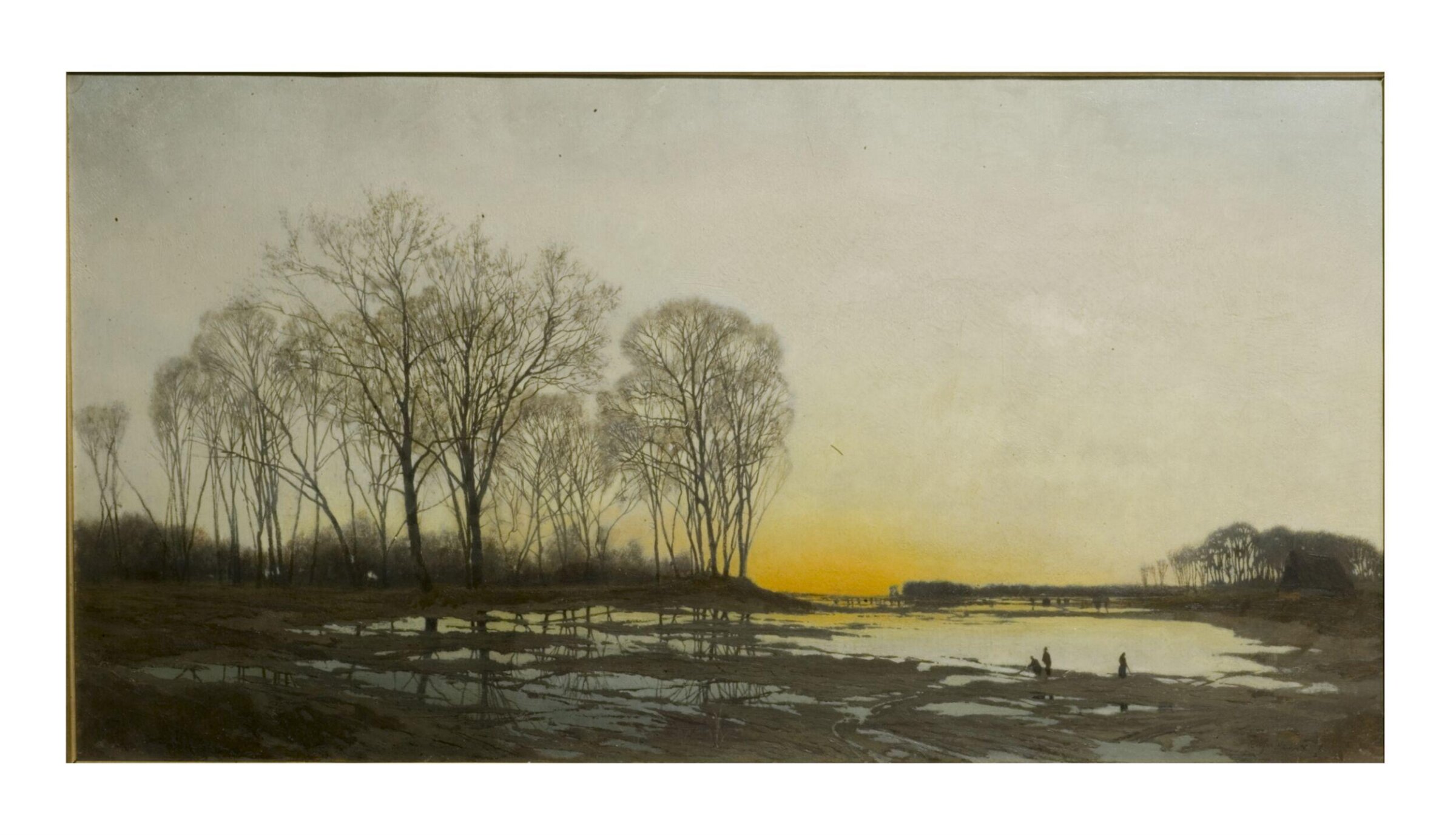 Evening on the Isar, Karl Heffner, 1874