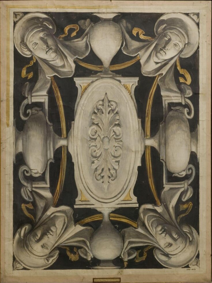 Design for a decorative panel for Melchet Court top image
