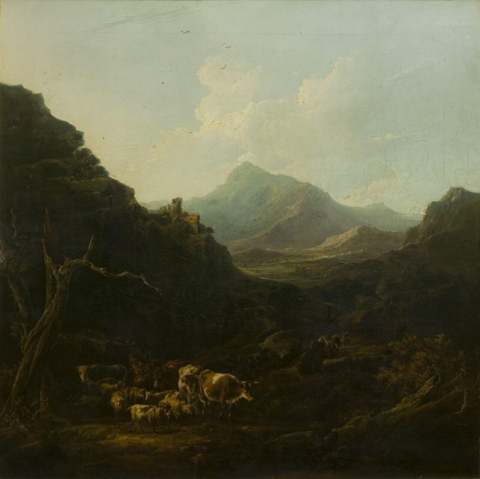 Italian Mountain Landscape, Samuel Williamson, early 19th century