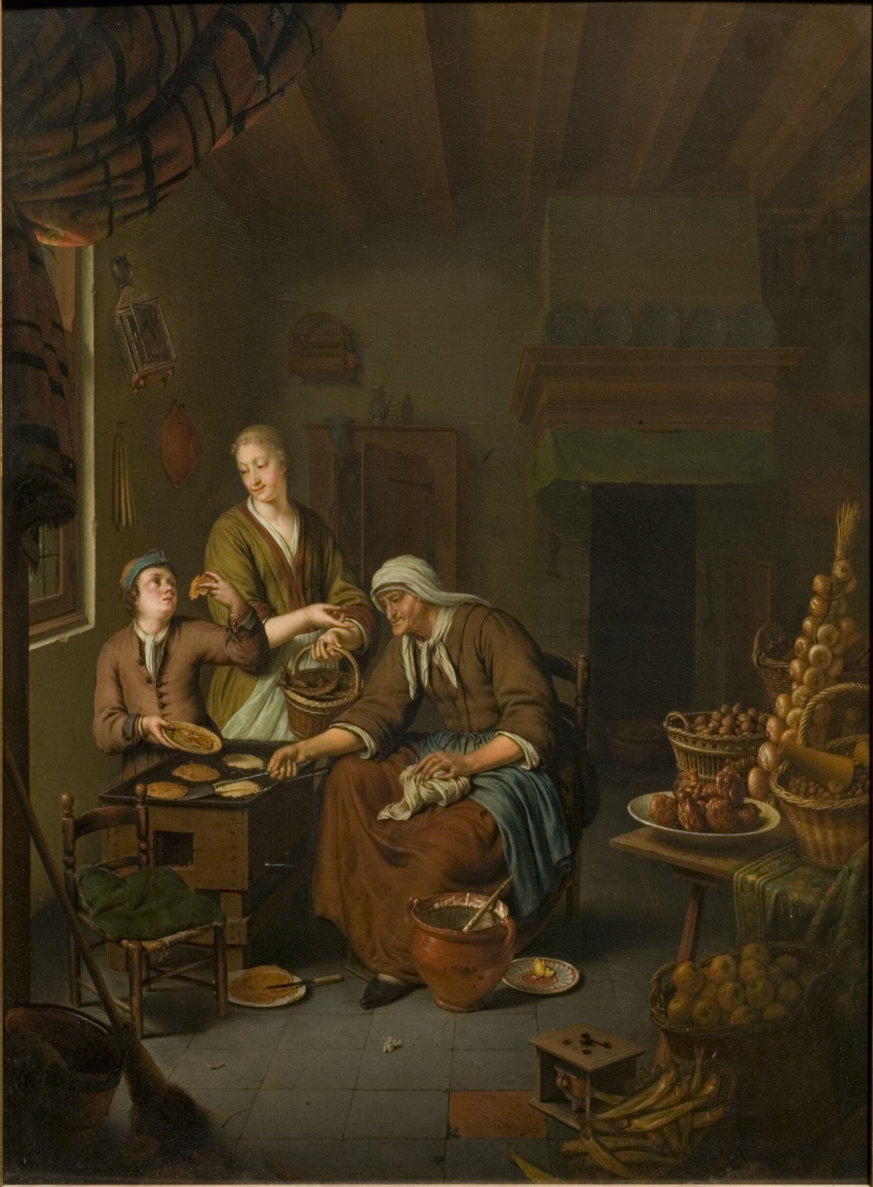 The Pancake Woman, Willem van Mieris, between 1710 and 1719