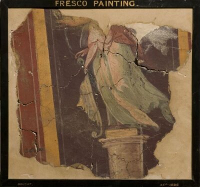Lower Half of a Decorative Figure (fragment of wall decoration), Giovanni da Udine, mid 16th century
