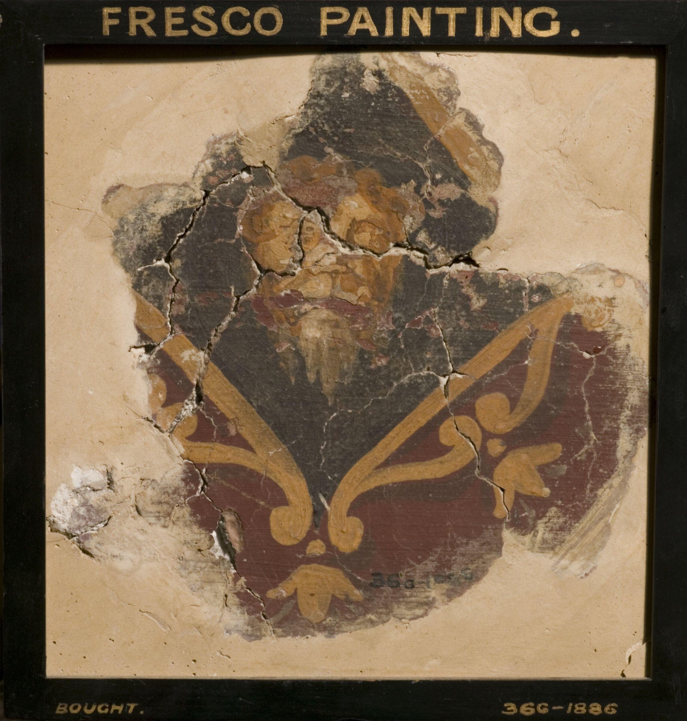 Decorative Pattern (fragment of wall decoration), Giovanni da Udine, mid 16th century