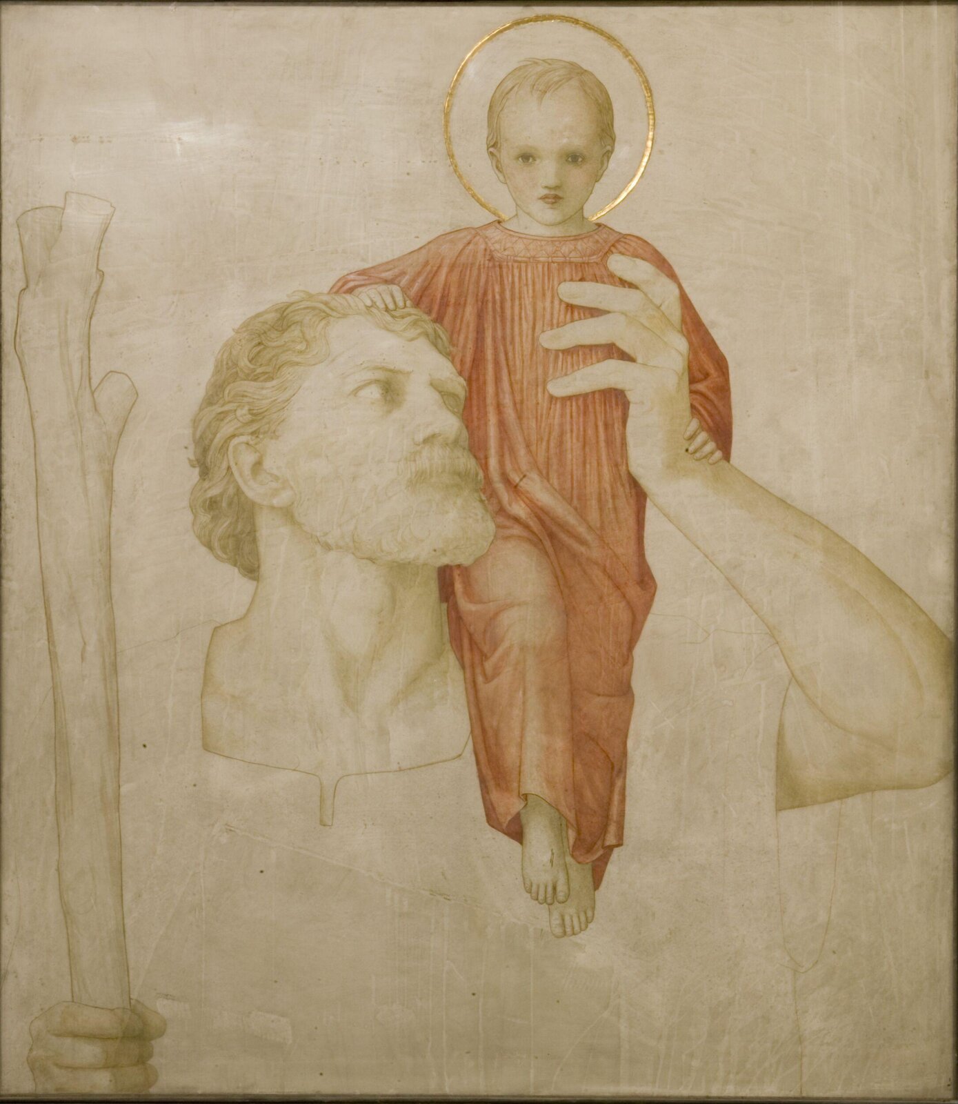 St Christopher and the Christ Child, John Dickson Batten, before 1906