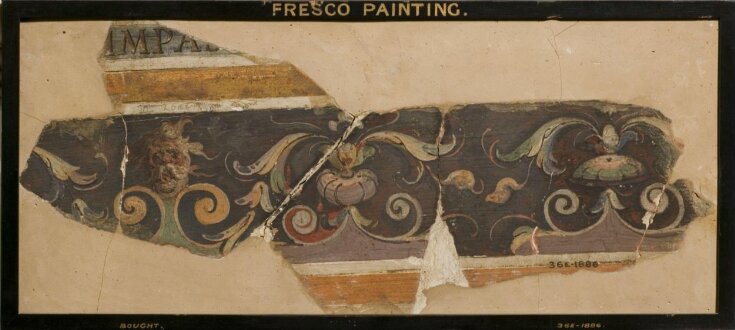 Part of a Decorative Frieze (fragment of wall decoration) top image