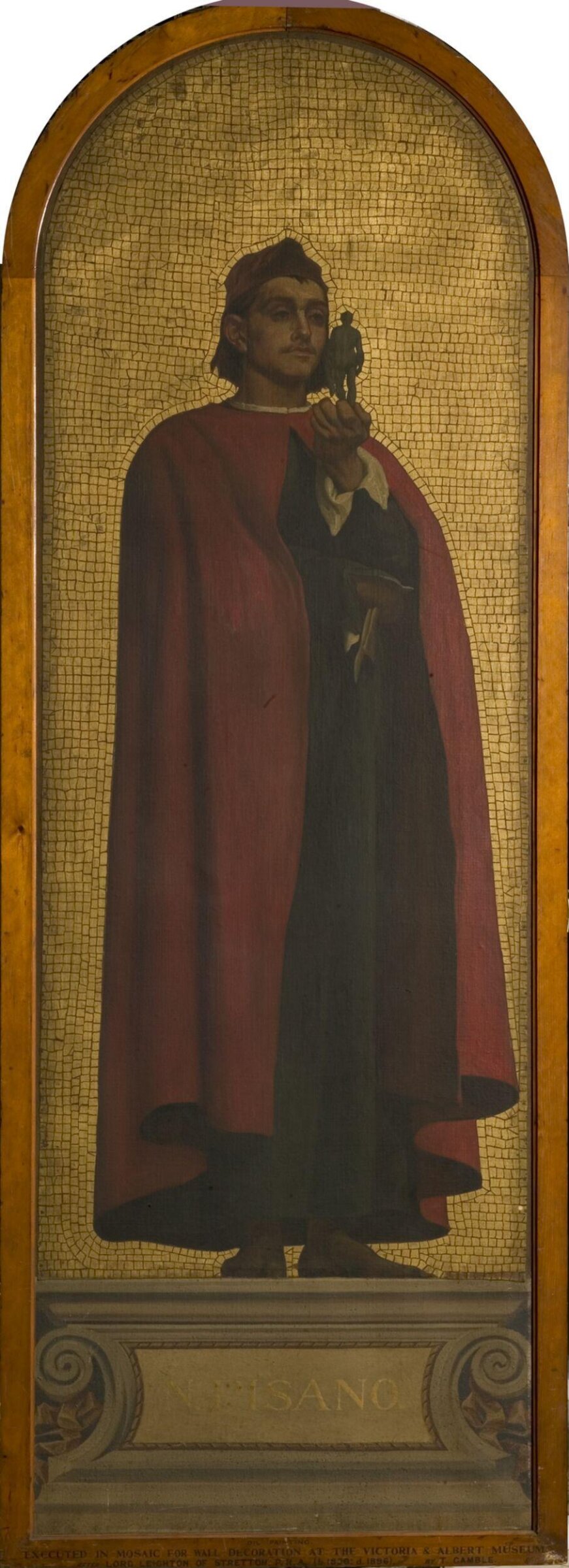 Nicola Pisano: design for a mosaic in the Museum (the 'Kensington Valhalla'), James Gamble, ca. 1869