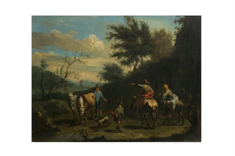 Landscape with Figures and Cattle