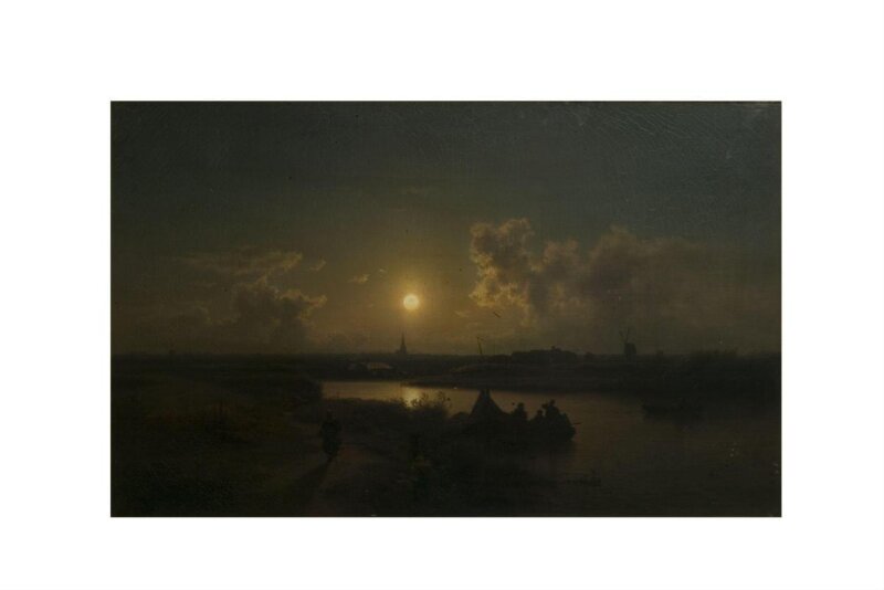 River, with Moonlight Effect