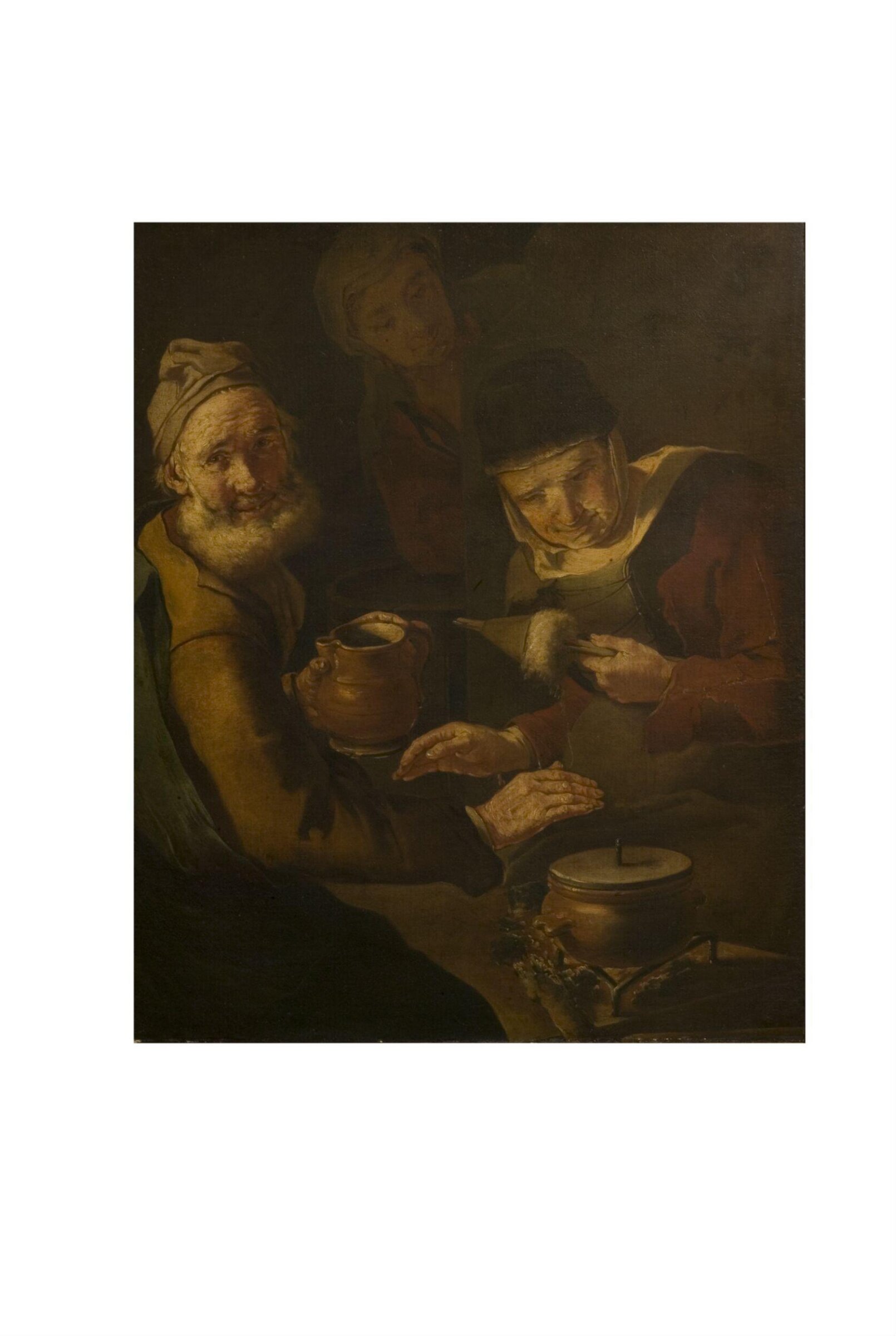 Peasants Warming Themselves, Giacomo Francesco Cipper, ca. 1705-1736