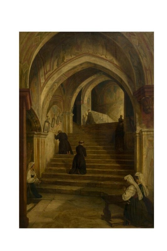 The Scala Santa at the Benedictine Monastery of Subiaco, near Rome