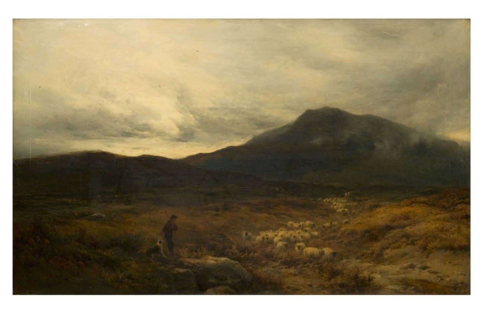 Welsh moor with sheep, Alfred Walter Williams, 1879