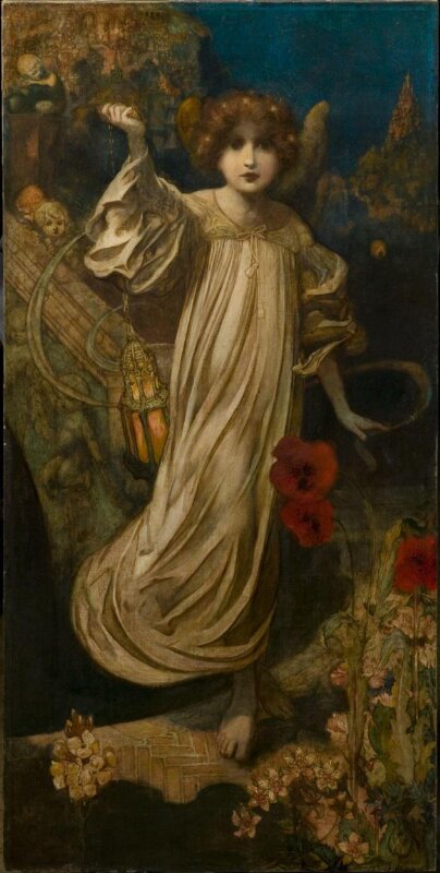 Angelic Child with Lantern