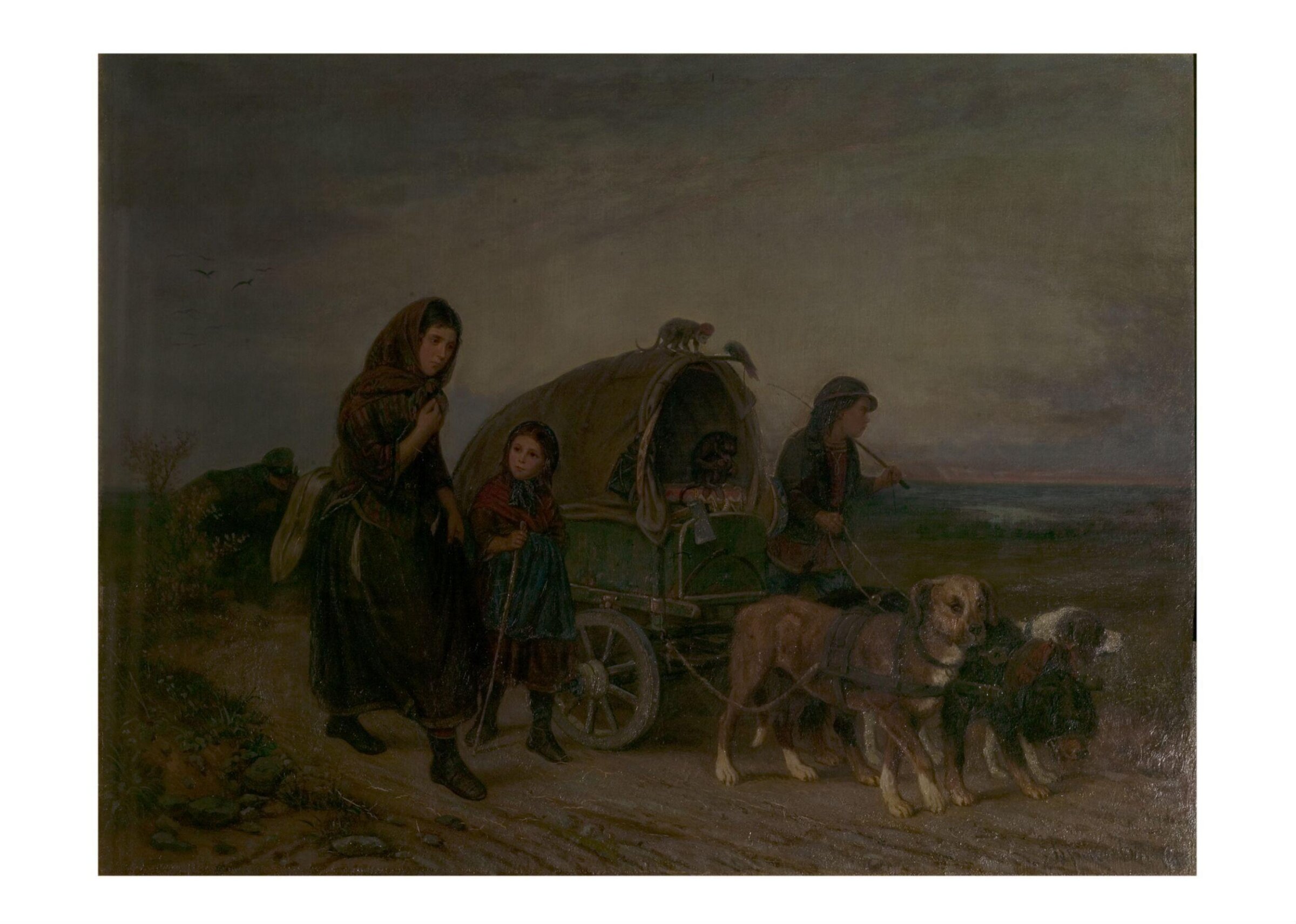 Travelling dog cart, Georg Schwer, 1861